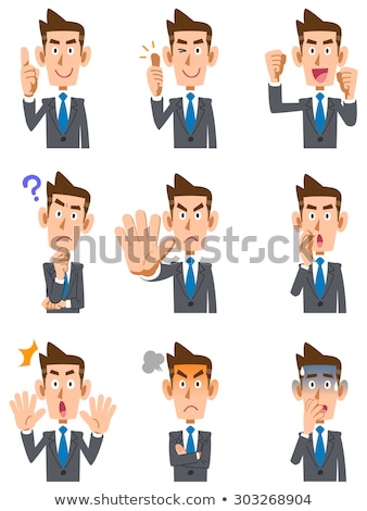 Foto stock: Man With A Gesture Of Denial