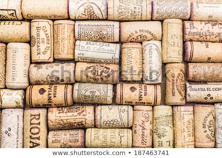 Stok fotoğraf: Pattern Of Wine Corks As Background
