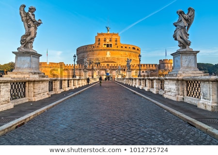 Foto stock: Castle St Angelo Rome Italy