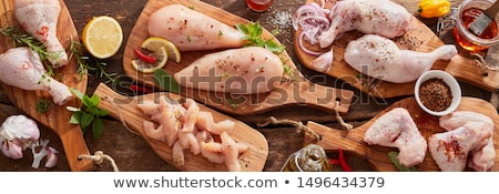 Stock photo: Raw Skinless Chicken Breast