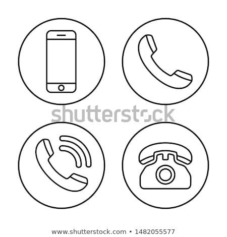 Stock foto: Telephone Conversation Icon