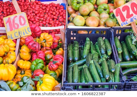 Tomatoes And Peppers Zdjęcia stock © elxeneize
