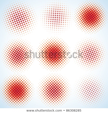 Zdjęcia stock: Abstract Halftone Circle Design Eps 8