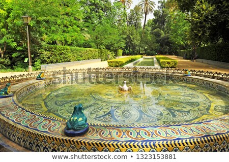 Stock photo: Ceramics Fountain In Seville