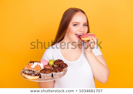 Сток-фото: Close Up Of Happy Fatty Woman