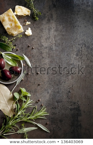 Stock photo: Cheese And Peppercorns