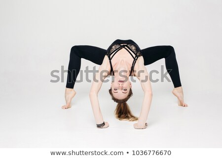 Stock photo: Acrobat Beautiful Woman