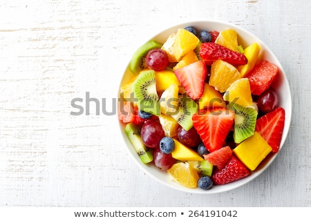 Stock fotó: Fruit Salad In Bowl