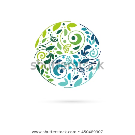 [[stock_photo]]: Alternative Chinese Medicine And Wellness Herbal Zen Meditation Concept - Vector Yin Yang Icon L