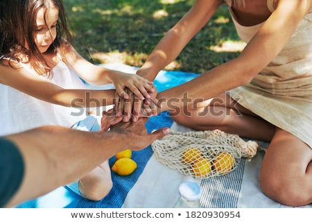 Stock foto: Woman On Top During Making Love