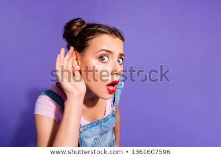 Zdjęcia stock: Happy Woman Listening Gossip