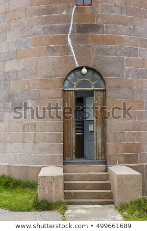 Stockfoto: Lighthouses Door Lista Norway