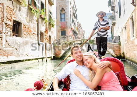 ストックフォト: Couple In Gondola