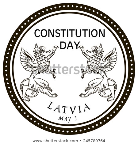 Zdjęcia stock: May 1st Constitution Day Latvia