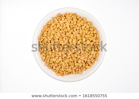 Stock photo: Top View Of Bowl Of Organic Fenugreek