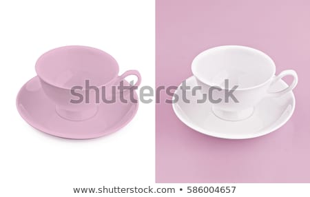 A Pink Cup With Coffee Zdjęcia stock © 7Crafts