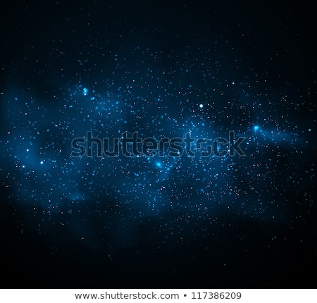 Stock photo: Illustration With Stars And Galaxy Eps 10