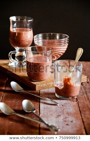 Glasses With Some Chocolate Mousse Foto stock © mpessaris