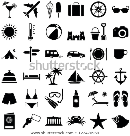 Stock photo: Summer Vacation Icon Collection