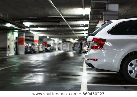 Stok fotoğraf: Underground Car Parking