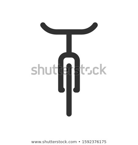 Stock foto: Bicycle Front View