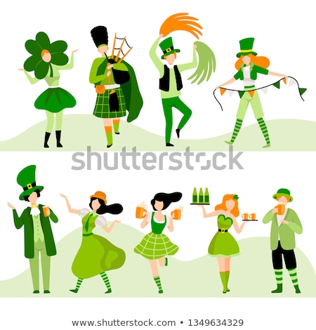 Stockfoto: Saint Patrick Waitress