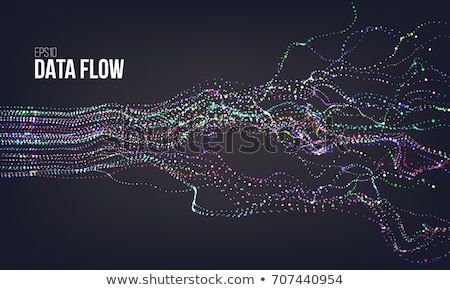 Stock foto: Binary Code Data Flow Data Stream