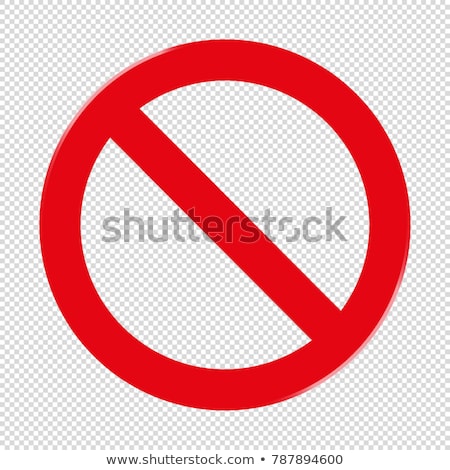 Stock foto: Sign Forbidden