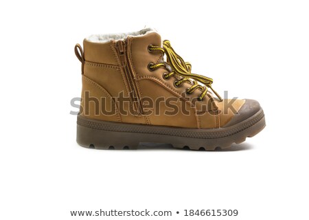 Stock photo: Baby Shoes Made Of Genuine Leather