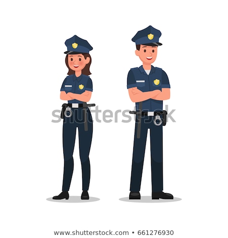 [[stock_photo]]: Police Officer - Vector Illustration