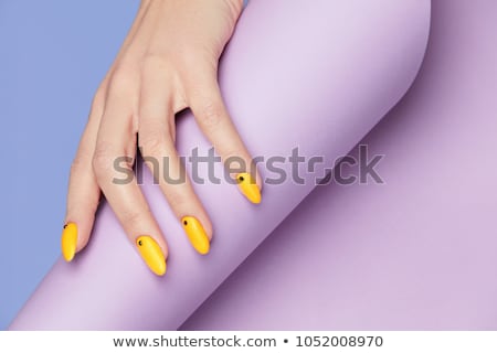 Stock fotó: Hands With Nail Art