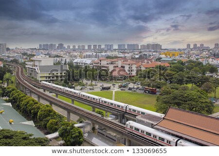 Stockfoto: Singapore Mass Rapid Transit Station