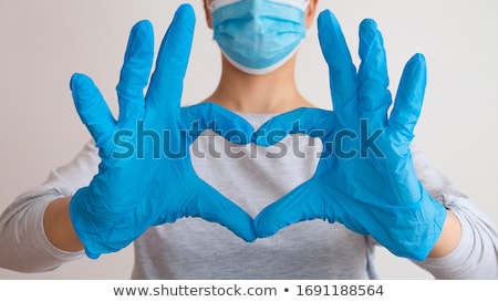 Stock photo: Heart Faces - Romantic