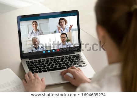 Stock photo: Senior Woman Looking Over Shoulder