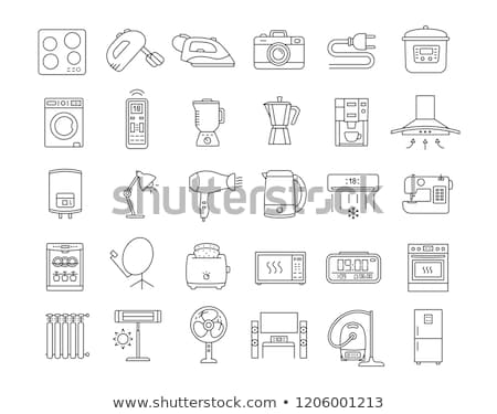 [[stock_photo]]: Flat Icons For Household Appliances