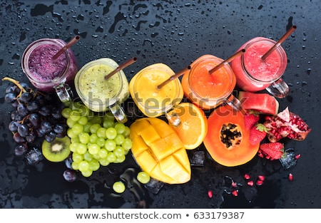 Stock photo: Fresh Fruit Juices