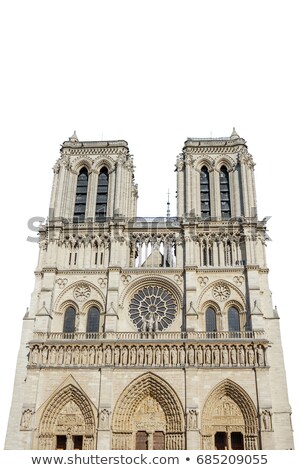 Stock photo: Notre Dame De Paris Cathedral Main Facade France