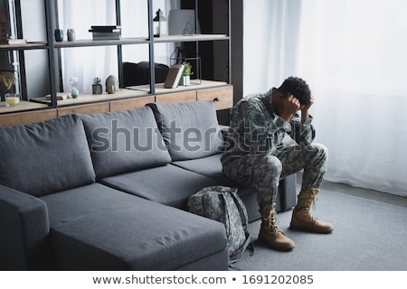 Foto stock: Military Stress