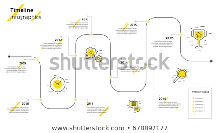 Stockfoto: Evolution Timeline Template