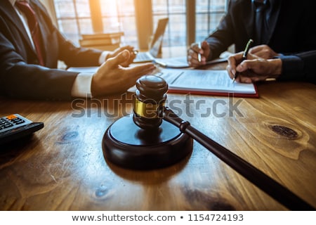 ストックフォト: Consultation Between A Male Lawyer And Businessman Customer Fin