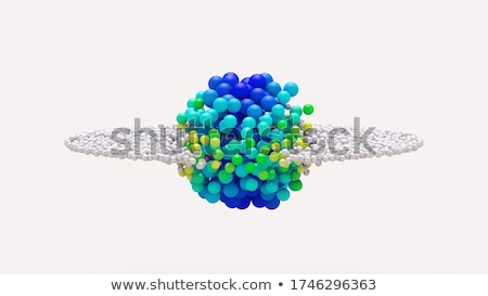 Stock photo: Morphing Particle Transformation