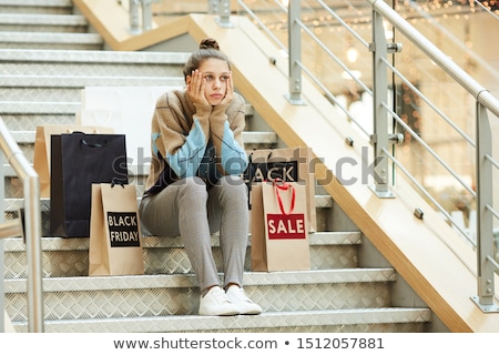 Stok fotoğraf: Shopping Exhaustion