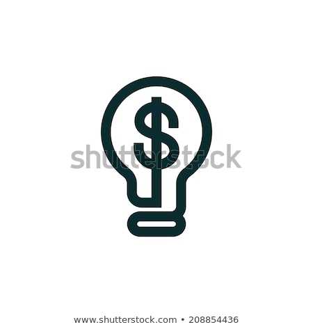 Stok fotoğraf: Light Bulb With Dollars