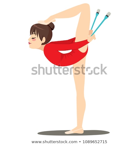 [[stock_photo]]: Beautiful Flexible Girl Gymnast