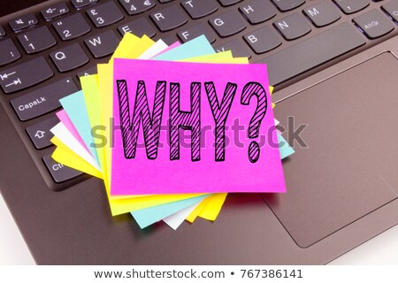 Stok fotoğraf: Faq Word Made By Colorful Letters On Keyboard