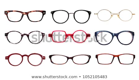 ストックフォト: Look Fashion Women Glasses Isolate On White Background