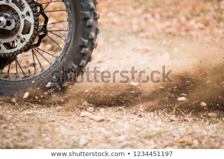 Stock fotó: Motocross Endurance Wheel Closeup