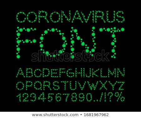 Zdjęcia stock: Pandemic Font Virus Sign Bacteria Abc Coronavirus 2019 Ncov L