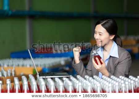 Foto stock: Young Woman In Observation Post