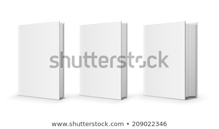 Stock fotó: Three Blank Book Cover